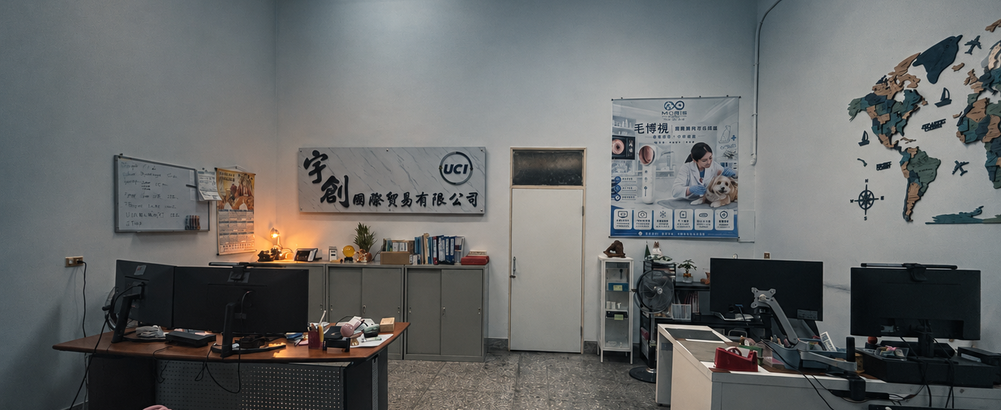 宇創辦公室與公司招牌